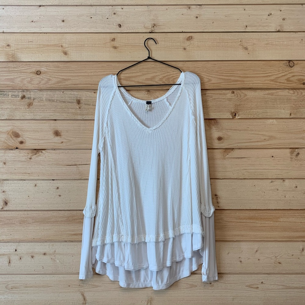 White Free People long sleeve